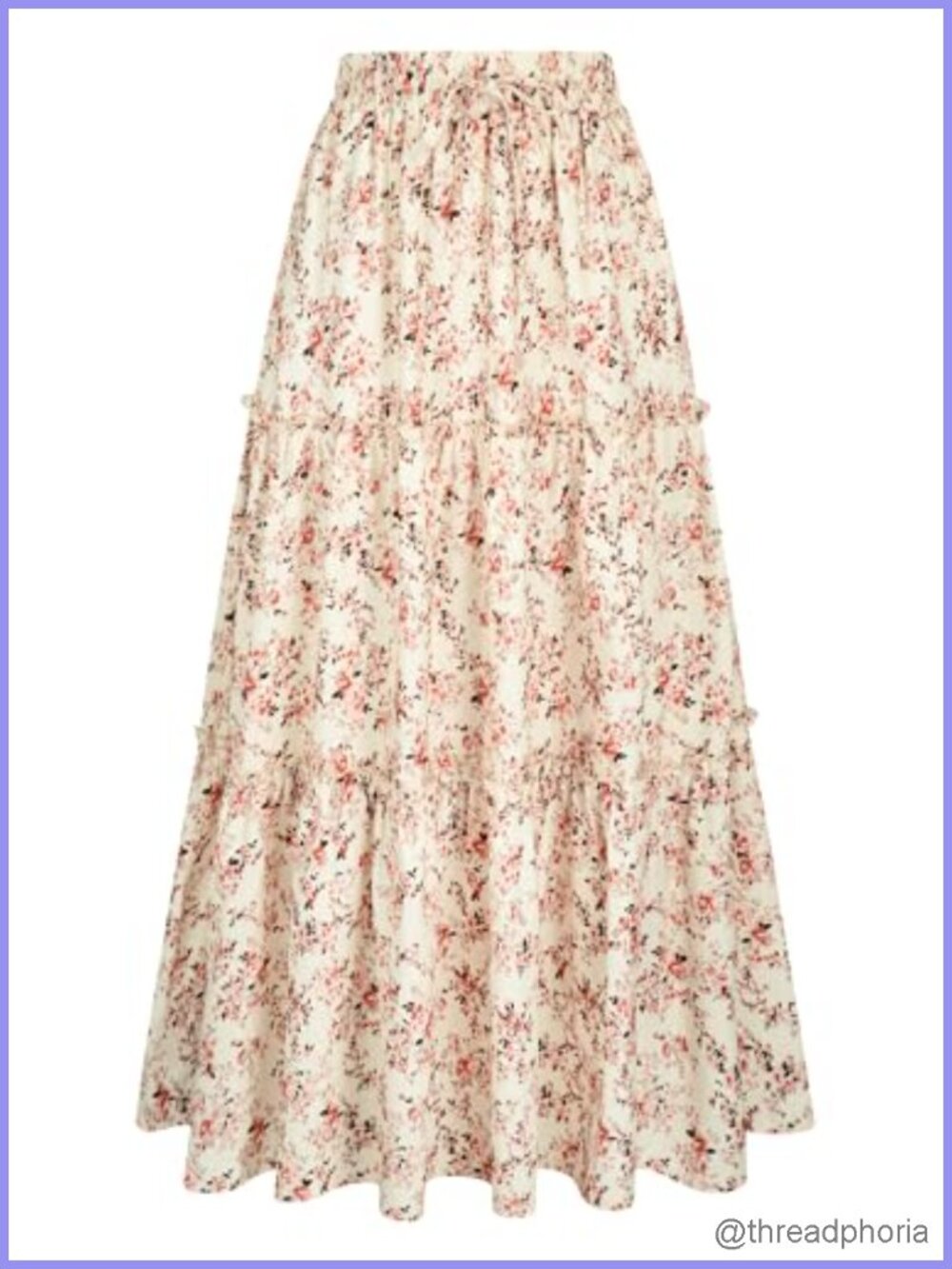 Women's High Waist Pleated Ruffle Maxi Skirt Flowy Boho Beach Long Skirt with